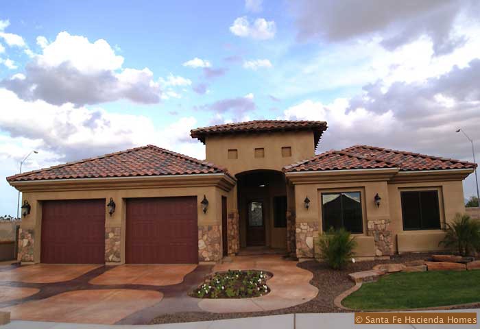 Custom homes by Santa Fe Hacienda Construction